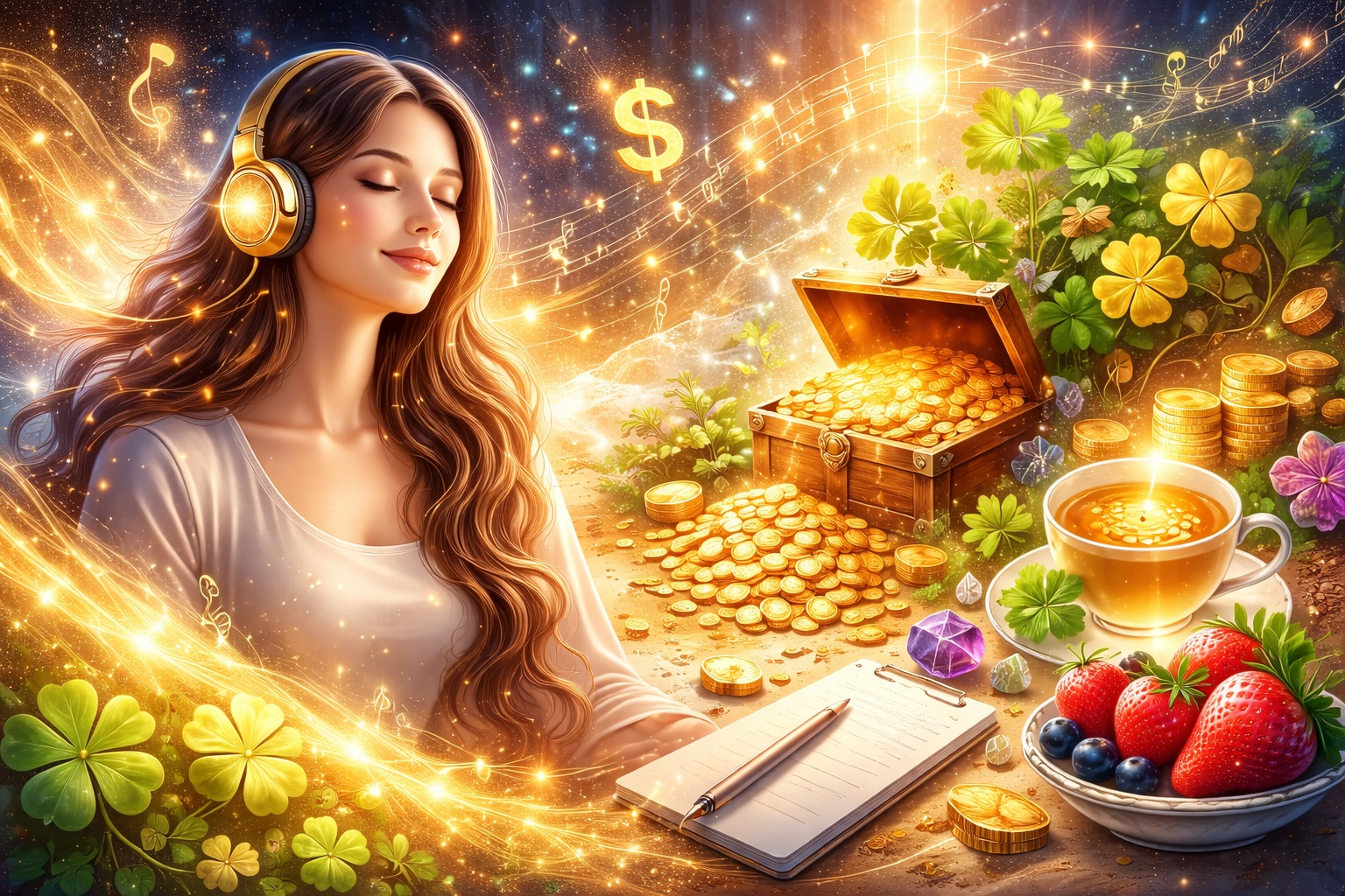 金運を引き寄せる思考と習慣、ヒーリングミュージックで整える豊かさの流れ
