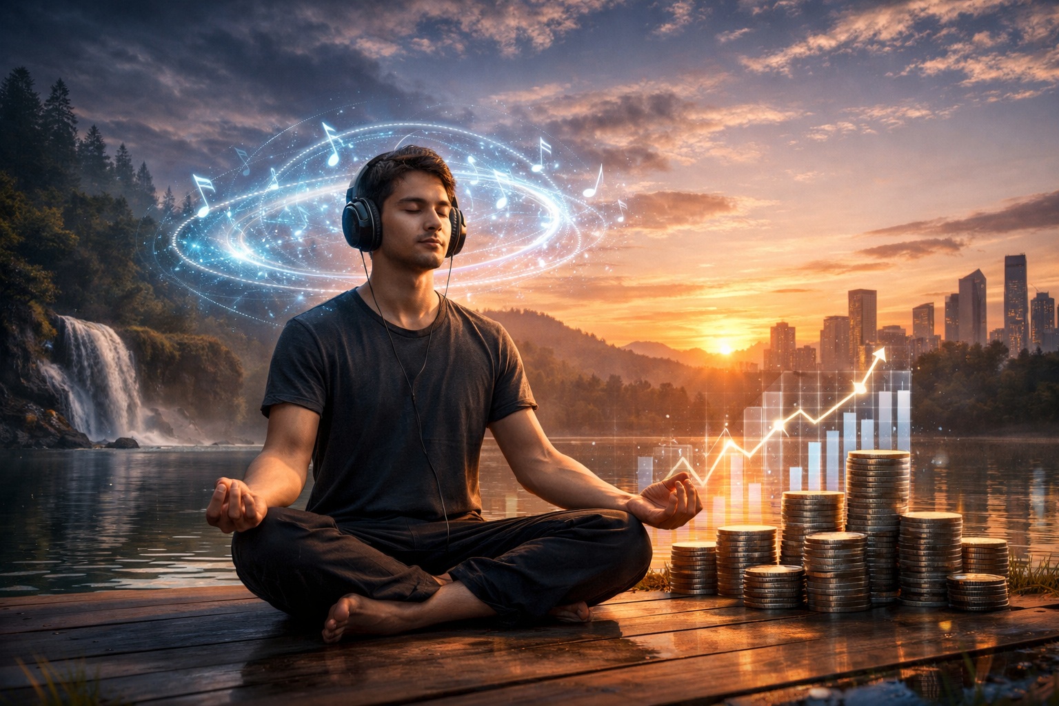 メンタル安定が収入安定につながるヒーリング音楽の力と習慣とは？