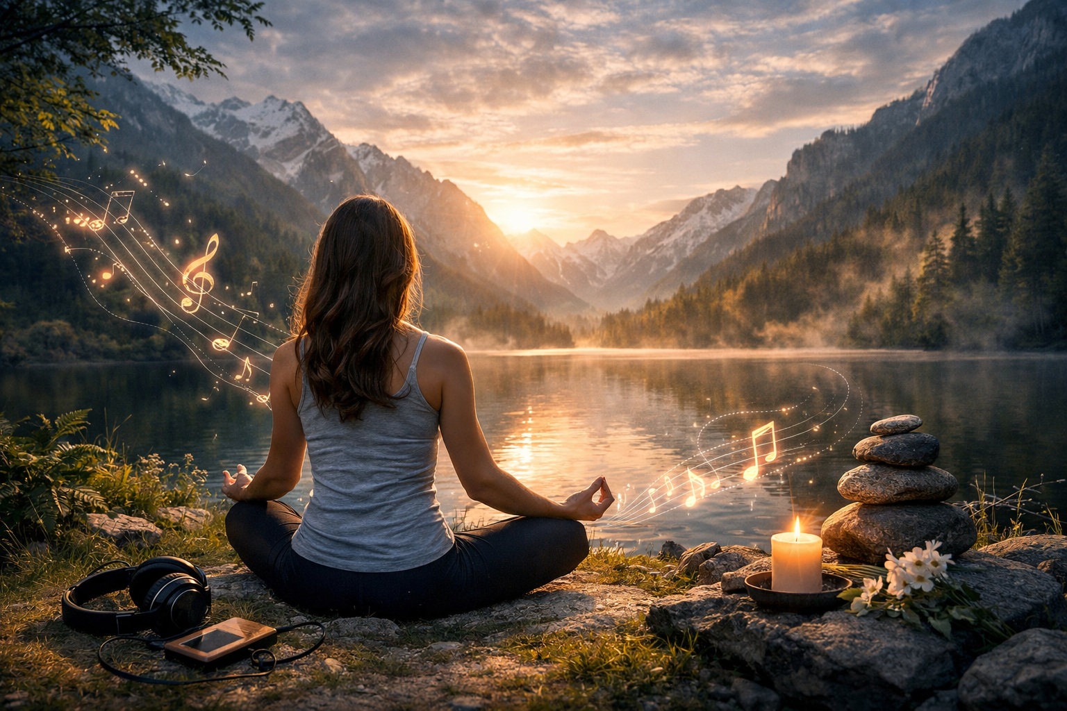 ストレスを溜めない人が無意識に実践する習慣とヒーリング音楽の力